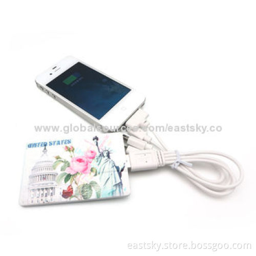 Universal Power Bank Charger and Portable Case in Super Slim Credit Card ShapeNew